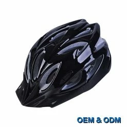 Unbranded Casque De Vélo Noir Casque De Vélo De Montagne Casque Monobloc