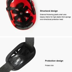 BESTORE Ensemble De Casque D'extérieur Rose De Patinage à Roulettes De 7 Pièces Pour Enfants -Porte-vélos et Barres de Toit Soldes 202737043 max