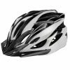 HSKMALL Casques De Vélo Casques De Vélo Casques De Vélo Adulte VTT Hommes Femmes Casque De Sécurité Réglable Blanc Et Noir