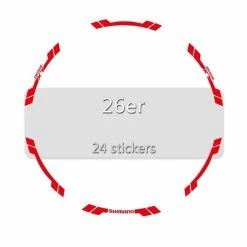 26er Red -XT776 VTT Jeu De Roues Autocollants 26 27.5 29 Pouces Vtt DH COURSE Saleté Autocollant Livraison Gratuite Vélo Roue - Avis / Test