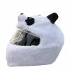 Preferred Housses De Casque De Moto En Peluche De Dessin Animé, Housse De Casque Panda Cadeau De Conduite Amusante, Casque Non Inclus