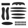 Liuyue Besportble 1 Set Casque Mousses Padding Kit Bike Pads Remplacement Pour Casque De Moto De Vélo (noir) -Porte-vélos et Barres de Toit Soldes 287248763 max