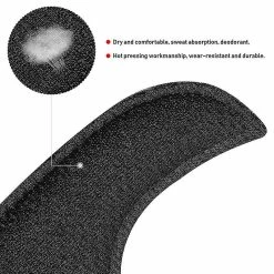 Liuyue Besportble 1 Set Casque Mousses Padding Kit Bike Pads Remplacement Pour Casque De Moto De Vélo (noir) -Porte-vélos et Barres de Toit Soldes 287248765 max