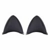 Unbranded 2pcs Casque Auto-adhésif Oreilles De Chat Accessoire D’ornement Pour Moto