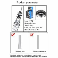 Unbranded Casque De Vélo En Alliage D’aluminium 42x52mm Casque Pour Le Cyclisme -Porte-vélos et Barres de Toit Soldes 354747563 max