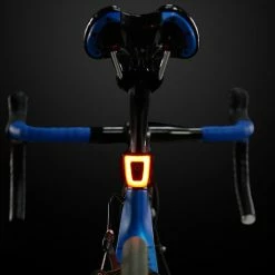 Unbranded Usb Rechargeable LED Mountain Bike Rear Light Bicycle Safety Warning Casque Sac à Dos Étanche Mini Feu Arrière Lampe -Porte-vélos et Barres de Toit Soldes 374645364 max