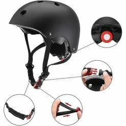 Unbranded Ensemble D’équipement De Protection Pour Enfants Casque De Sécurité Genouillères Coudières Poignets Jeunes Sport -Porte-vélos et Barres de Toit Soldes 417712338 max