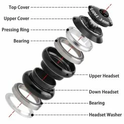 Unbranded Muqzi 1 1/8 « Casque Compatible Avec Tube Droit Non Fileté De 28,6 Mm, Argent 9 Unbranded Muqzi 1 1/8 « Casque Compatible Avec Tube Droit Non Fileté De 28,6 Mm, Argent -Porte-vélos et Barres de Toit Soldes 432327024 max