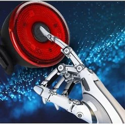 Vention Bike Tail Light Smart Battery Type Warning Lamp Light Safety Taillight Pour Casque De Cyclisme Avertissement De Sécurité Mountain Tail Lamp (noir) -Porte-vélos et Barres de Toit Soldes 437497723 max