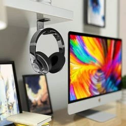 Unbranded Support De Casque D’écoute Support De Crochet, Style De Vie Sous Le Bureau Gain De Place Support De Casque Cintre Support De Casque Affichage -Porte-vélos et Barres de Toit Soldes 442815104 max