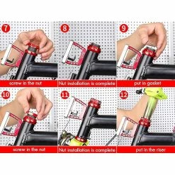 Unbranded Muqzi 34mm Casque Compatible Avec Brompton 1 1/8 Pouce (28,6mm) Compatible Withk Headset,1 -Porte-vélos et Barres de Toit Soldes 473996185 max