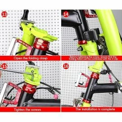 Unbranded Muqzi 34mm Casque Compatible Avec Brompton 1 1/8 Pouce (28,6mm) Compatible Withk Headset,1 -Porte-vélos et Barres de Toit Soldes 473996355 max