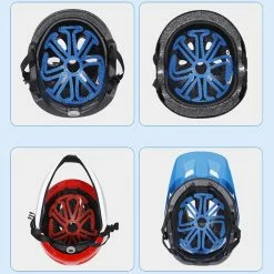 Ledilang Doublure De Casque En Silicone De 8,3 Pouces, Coussin De Remplacement De Vélo Universel Avec Doublure Lavable De Massage Invisible Rembourrage De Protection Intérieure