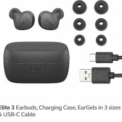 Unbranded Casque Intra-auriculaire Bluetooth Elite 3 - Casque Intra-auriculaire Sans Fil Passif à Réduction De Bruit Avec 2 Microphones Intégrés -Porte-vélos et Barres de Toit Soldes 520575992 max