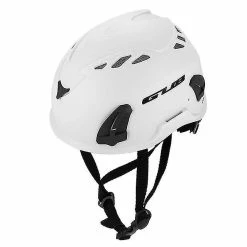 Unbranded Casque D’escalade Casque De Sécurité De Cyclisme W / Lampe Frontale Earmuff Feu Arrière Points D’attache Pour La Randonnée Escalade Casque De Vélo Spéléologique
