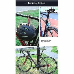Unbranded Bicycle Lock Anti-theft Casque Lock Moto 3 Digit Combination Password Safety Cable Lock Bike -Porte-vélos et Barres de Toit Soldes 554485471 max