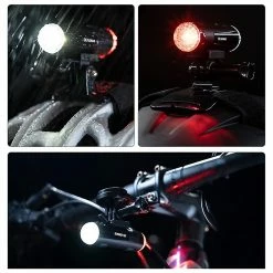 Unbranded Casque De Vélo Light Front Tail Light Casque D’équitation Intégré Light Usb Charging New Helmet Light -Porte-vélos et Barres de Toit Soldes 557549949 max