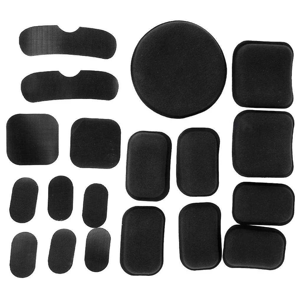 Unbrand 19pcs Bicycle Remplacement Foam Pads Rembourrage Casque Coussins Mat Pour Moto 3 Unbrand 19pcs Bicycle Remplacement Foam Pads Rembourrage Casque Coussins Mat Pour Moto
