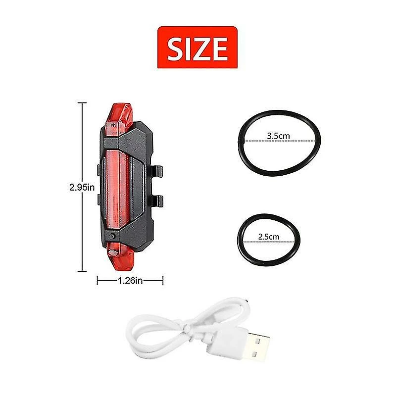 Unbranded Lumière De Vélo Arrière Led Puissant Usb Rechargeable, Rétroéclairage De Vélo Combinaisons Imperméables Pour Les Feux Arrière Casque Cyclisme Avertissement De Sécurité VTT Feu Arrière 5 Unbranded Lumière De Vélo Arrière Led Puissant Usb Rechargeable, Rétroéclairage De Vélo Combinaisons Imperméables Pour Les Feux Arrière Casque Cyclisme Avertissement De Sécurité VTT Feu Arrière – Image 3