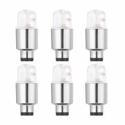 6 Pièces Vélo Roue Lumière Prime Durable Lumineux Robuste Bouchon De Valve Lampe Flash Pour ECLAIRAGE POUR CYCLE - Avis / Test