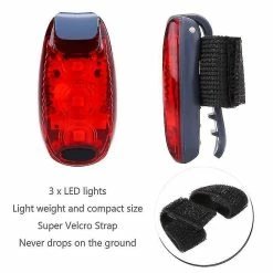 Unbranded Multifonctionnel Extérieur Mini Avertissement Lumière Vélo Tail Light Sac à Dos Casque Lumière Lumière Running Warning Light -Porte-vélos et Barres de Toit Soldes 622308893 max