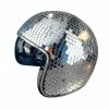 Unbranded Casque Disco Ball 1 Pièce Avec Visière Rétractable Pour Accessoires De Discothèque Cool (argent)