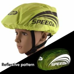 Unbranded Housse De Casque De Vélo Imperméable à L’eau Haute Visibilité Couverture De Casque De Cyclisme Réfléchissant -Porte-vélos et Barres de Toit Soldes 731368212 max