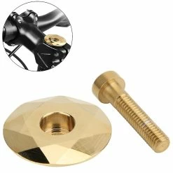 Unbranded Casque De Vélo De Montagne En Alliage D’aluminium Tige Top Cap Titanizing Cover Accessoires De Modification De Vélo -Porte-vélos et Barres de Toit Soldes 764680498 max