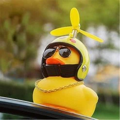 Nw 1776 Shxx 2 Packrubber Canard Jouet Ornements Jaune Canard Voiture Tableau De Bord Décorations Squeeze Canard Bicycle Cornes Hélice Casque Xq-zxc06 -Porte-vélos et Barres de Toit Soldes 769016509 max