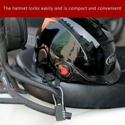 Sfygv Casque Chaîne Serrure Mot De Passe à 3 Chiffres Pour Scooter Moto Vélo Serrure Câble -Porte-vélos et Barres de Toit Soldes 769242465 max