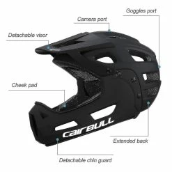 Unbranded Cairbull Casque De Vélo Intégral Pour Adultes Casque De Cyclisme Avec Protège-menton Détachable Et Visière Pour Casque De Vélo De Course De VTT 10 Unbranded Cairbull Casque De Vélo Intégral Pour Adultes Casque De Cyclisme Avec Protège-menton Détachable Et Visière Pour Casque De Vélo De Course De VTT -Porte-vélos et Barres de Toit Soldes 771825343 max