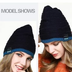 Unbranded Sans Fil Bluetooth Compatible Poisson Modèle Tricoté Velours Hiver Casque Chaud Cap Musique Appel Casque Chapeau Pour Nuit Courir Pêche Sports De Plein Air T -Porte-vélos et Barres de Toit Soldes 776473559 max