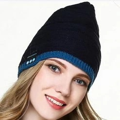 Unbranded Sans Fil Bluetooth Compatible Poisson Modèle Tricoté Velours Hiver Casque Chaud Cap Musique Appel Casque Chapeau Pour Nuit Courir Pêche Sports De Plein Air T -Porte-vélos et Barres de Toit Soldes 776473639 max