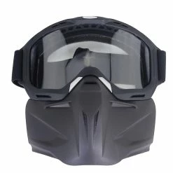 Unbranded Lunettes De Moto UV Lunettes De Casque Avec Masque Détachable Pour Les Activités De Plein Air