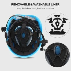 Nw 1776 Casque D’escalade Casque De Sécurité De Cyclisme W / Lampe Frontale Earmuff Feu Arrière Points D’attache Pour La Randonnée Escalade Casque De Vélo Spéléologique -Porte-vélos et Barres de Toit Soldes 786958284 max