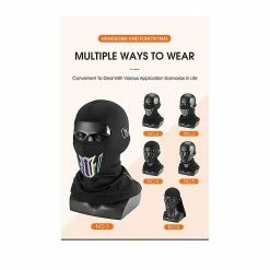 Unbranded Warm Face Bike Mask Anti-dust Imperméable à L’eau Coupe-vent Complet Couverture Faciale Chapeau Cou Casque Masque Balaclavas -Porte-vélos et Barres de Toit Soldes 790819071 max