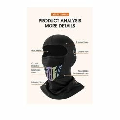 Unbranded Warm Face Bike Mask Anti-dust Imperméable à L’eau Coupe-vent Complet Couverture Faciale Chapeau Cou Casque Masque Balaclavas -Porte-vélos et Barres de Toit Soldes 790819124 max