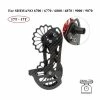 Accessoire Vélo,Dérailleur Arrière De Vélo De Route,roue De Guidage De Poulie 17T En Alliage D'aluminium - Type Carbon Fibe - Avis / Test -Porte-vélos et Barres de Toit Soldes accessoire veloderailleur arriere de velo de routeroue de guidage de poulie 17t en alliage d aluminium type carbon fibe