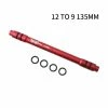 Adaptateur à Dégagement Rapide Pour Axe Traversant De Vélo, 12mm à 9 135mm, Moyeu De Roue Arrière De Vélo De Route, [4EFC - Avis / Test -Porte-vélos et Barres de Toit Soldes adaptateur a degagement rapide pour axe traversant de velo 12mm a 9 135mm moyeu de roue arriere de velo de route 4efc