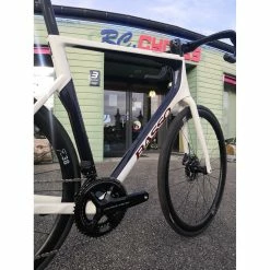 Vélo De Course Basso - 58 - 700c -Porte-vélos et Barres de Toit Soldes basso diamante sv pastel white edition limitee dura ace di2 3
