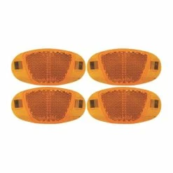 Cyclingcolors 4X Réflecteur De Roue Vélo Universel Orange 60mm Catadioptre Fixation Rayon VTT Ville Route Enfant - Avis / Test