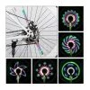 LED Roue De Vélo, 64 LED 30 Images Différentes Lampe Roue Velo Etanche Pour DIY Pneu De Vélo Au-Dessus De 24- - Avis / Test -Porte-vélos et Barres de Toit Soldes led roue de velo 64 led 30 images differentes lampe roue velo etanche pour diy pneu de velo au dessus de 24