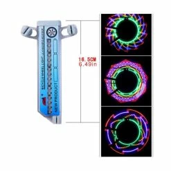 Les Lumières LED De Rayon De Bicyclette 3D Illuminent Les Rues Avec Des Lumières De Roue De Vélo Fantaisie LED Colorées Rou - Avis / Test