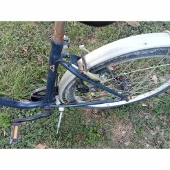 Vélo Urbain Autre Marque -Porte-vélos et Barres de Toit Soldes velo decathlon bleu femme ville 2