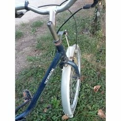Vélo Urbain Autre Marque -Porte-vélos et Barres de Toit Soldes velo decathlon bleu femme ville 3